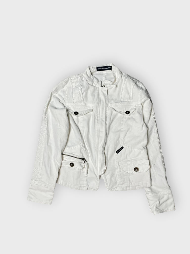 detail view, Dolce & Gabbana Jeans Jacket, vintage Y2K second hand piece, image 6