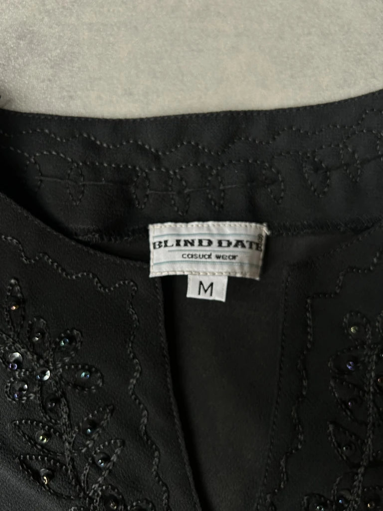 Vintage gennemsigtig top