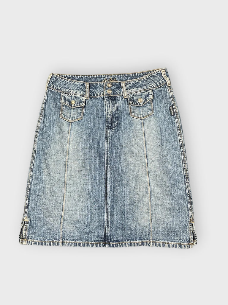 Silver Jeans Classic Denim Skirt (L)