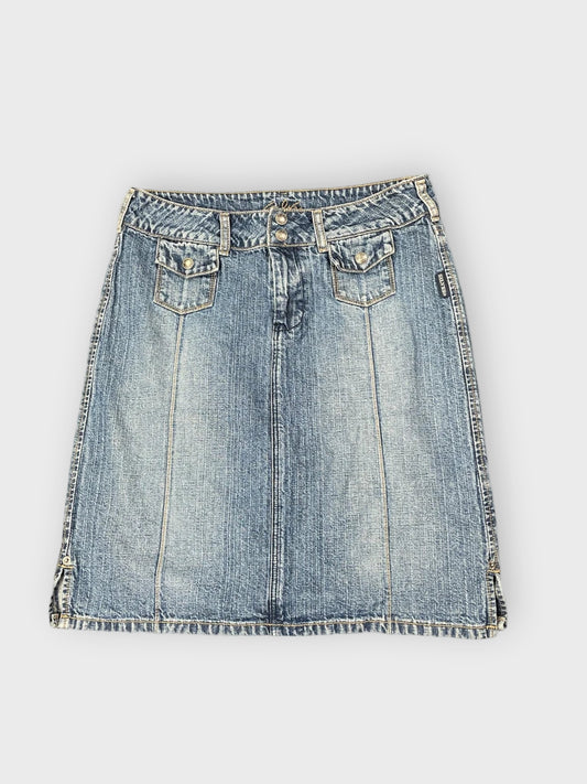 Silver Jeans Classic Denim Skirt (L)