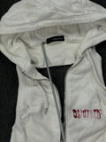 Dsquared White Sleeveless Hoodie Vest (M)