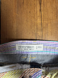 Blue Denim Skirt with Buttons