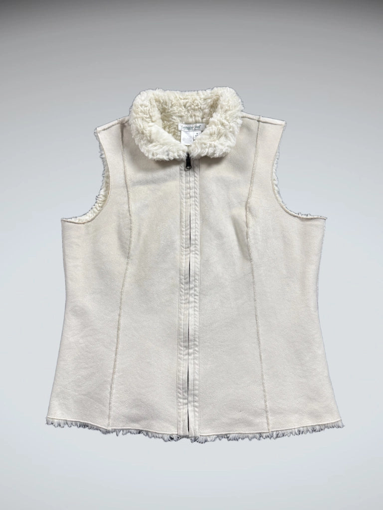 Goldwater Creek Beige Vintage Vest Women (M)