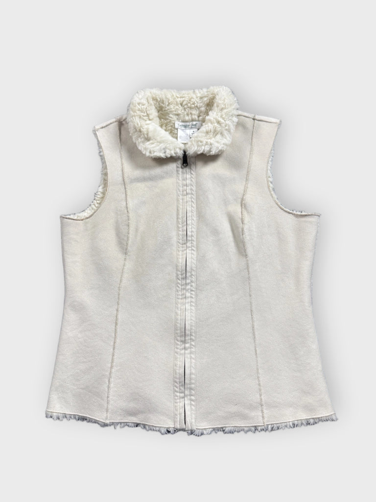 Goldwater Creek Beige Vintage Vest Women (M)