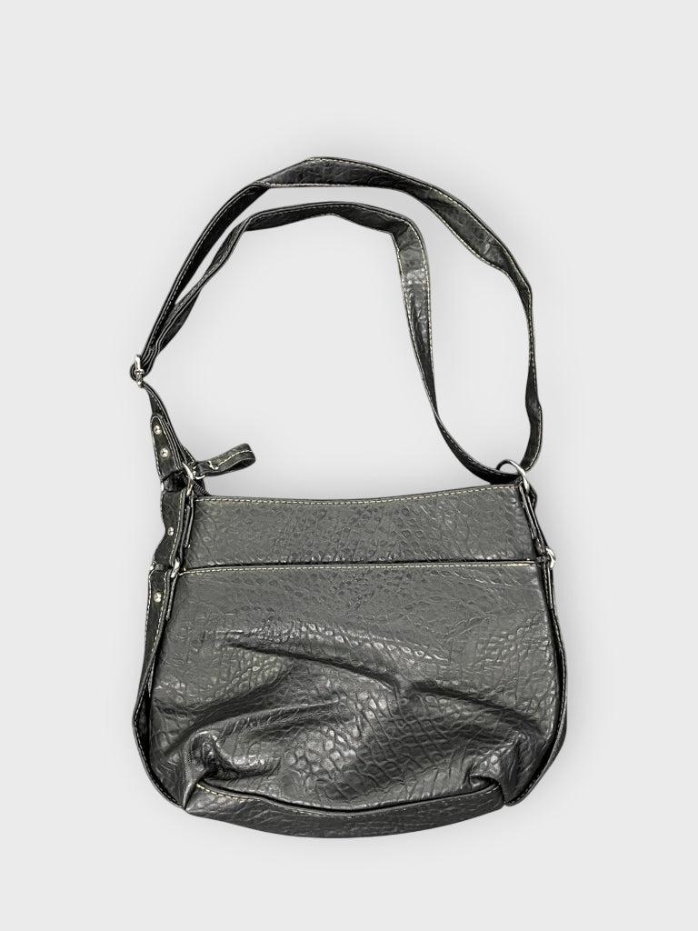 Black Multi Pocket Shoulder Bag (ONESIZE)