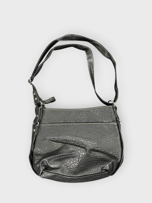 Black Multi Pocket Shoulder Bag (ONESIZE)