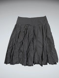 Eclipse Black Cotton Maxi Skirt (L)