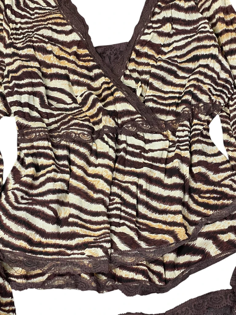 Milano summer dress animal pattern (M)