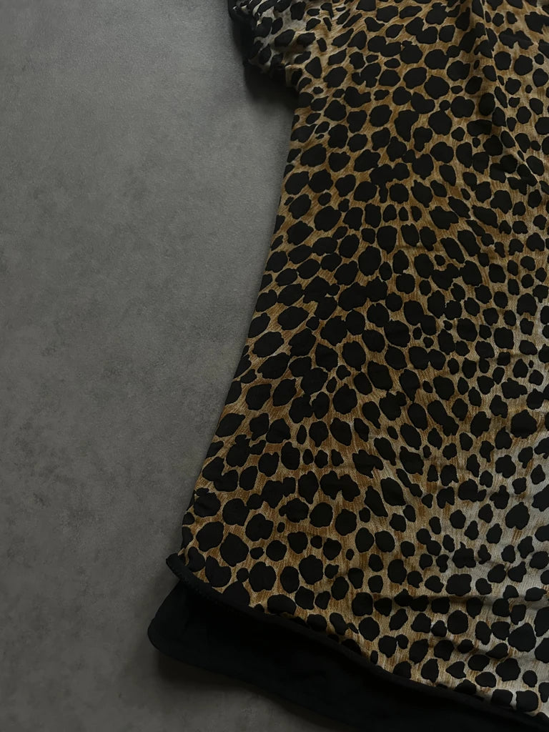 Leopard print top