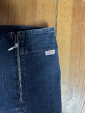 Blue Jeans with Zipper Detail