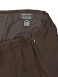 Chocolate Silk Elegance Skirt (M)