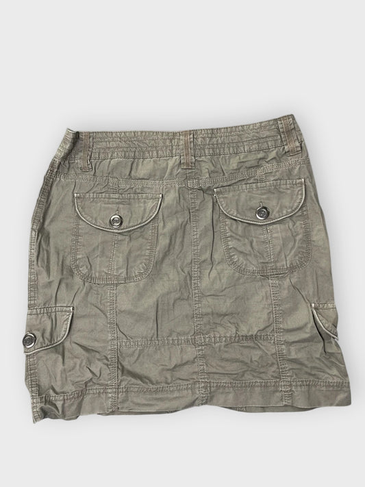 Willi Smith Khaki Chino Skirt (M)