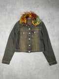 Crazy World Colourful Fur Jacket