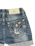 Miss Me Button Detail Denim Hotpants (XS)