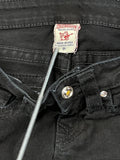 Black Slim-Fit Jeans with Low Rise (XS)