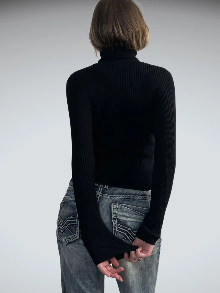 shadow skin – slim rib rolli (L)