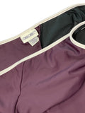 Purple and Black Halter Bikini Top (S)