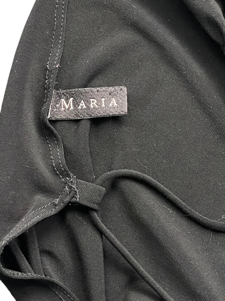 Minimalist Black Ruffle Strap Cami (S)