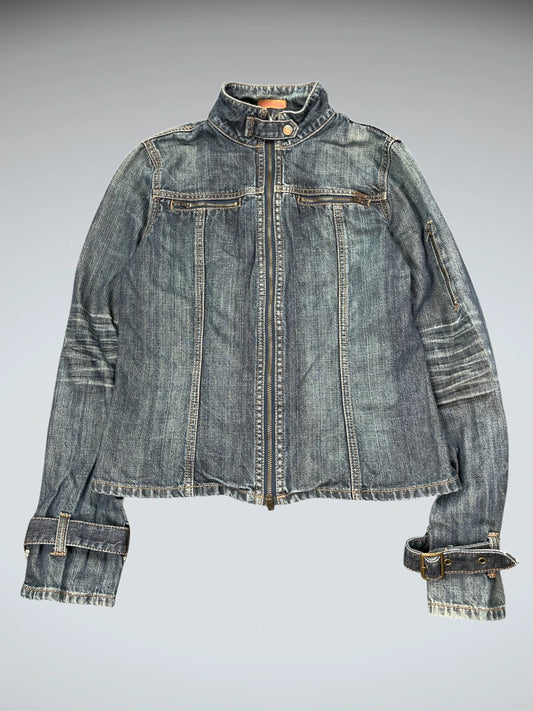 Billabong Moto Style Denim Jacket (L)