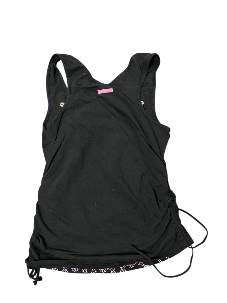 Black Y2K Tree Print Top (XL)