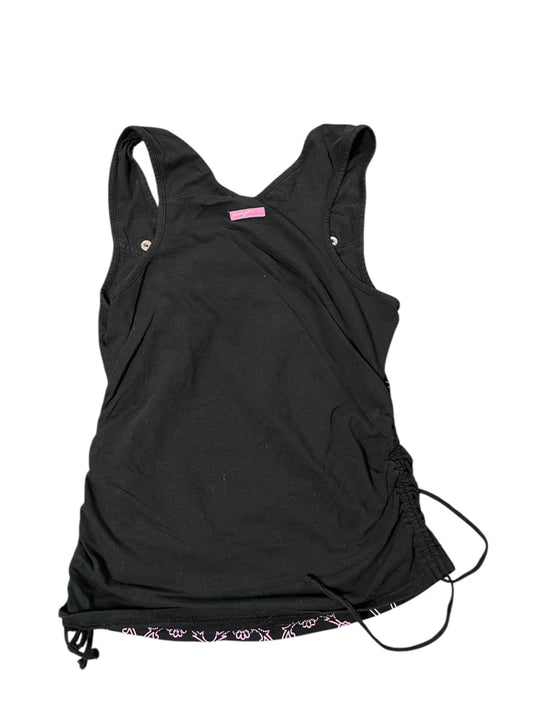 Black Y2K Tree Print Top (XL)