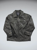 Class Club Black Vintage Leather Jacket (M)
