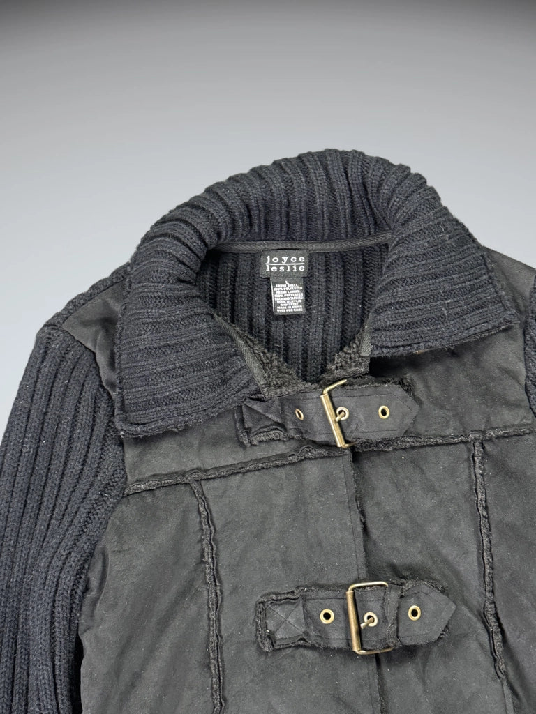 Joyce Leslie Black Faux Fur Jacket (L)