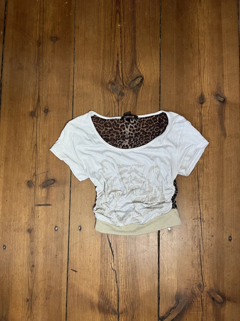 Leopard baby tee