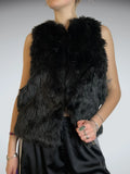 Faux fur vest