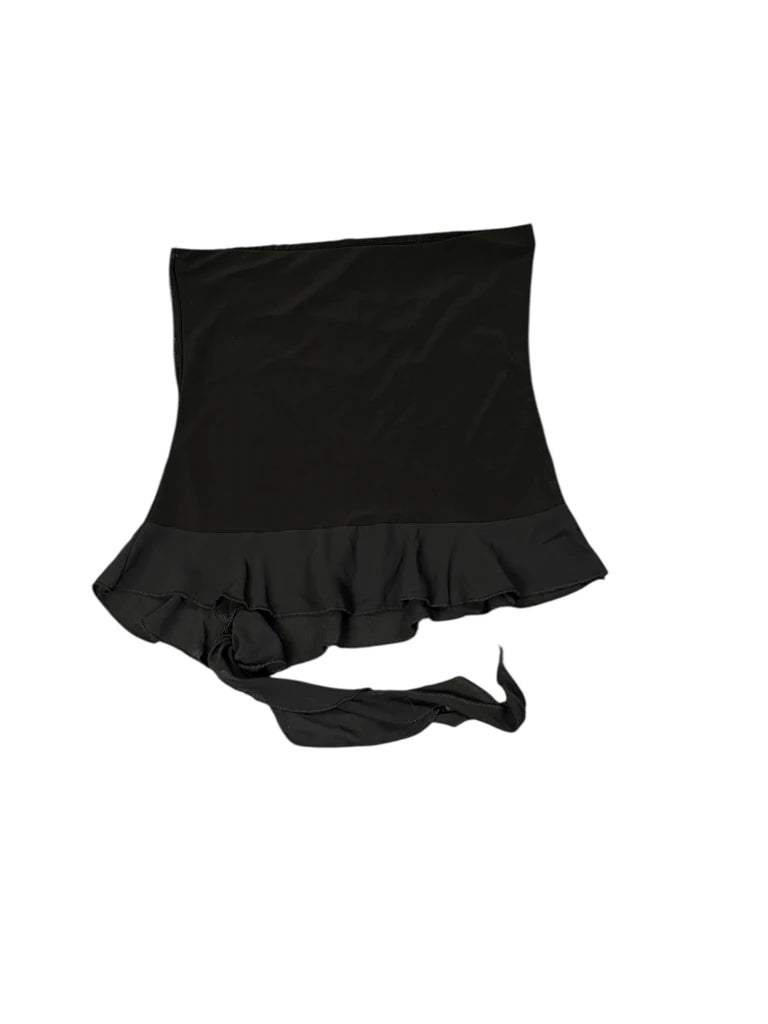 Black Blossom Embroidered Top (S)