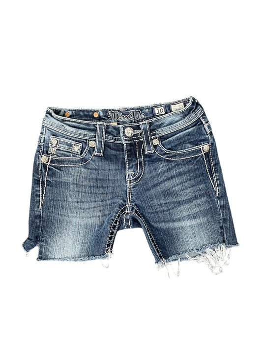 Miss Me Embellished Pocket Denim Hotpants (M)