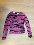 Y2K Animal Print Top