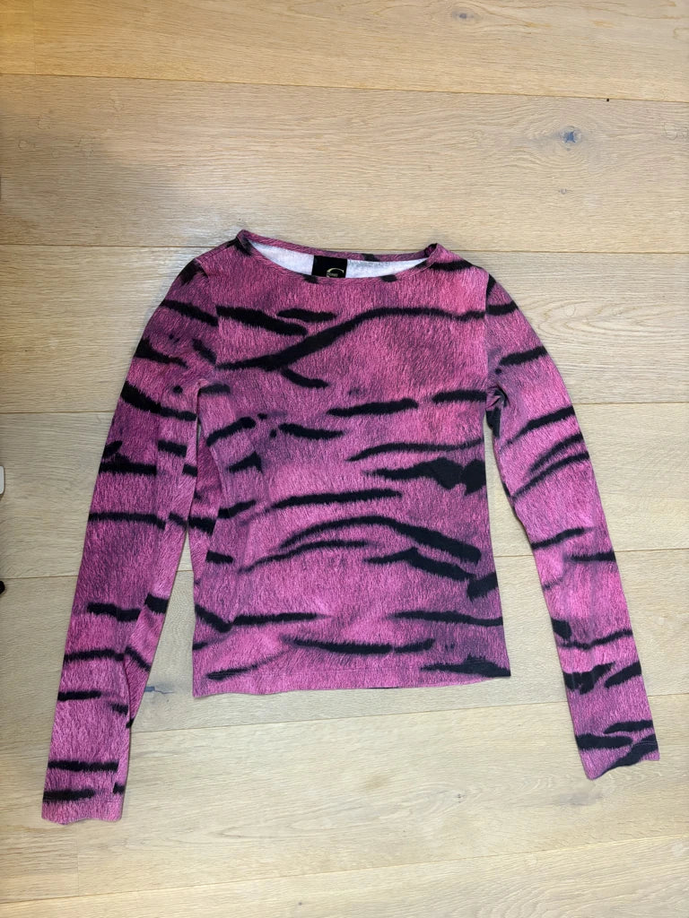 Y2K Animal Print Top