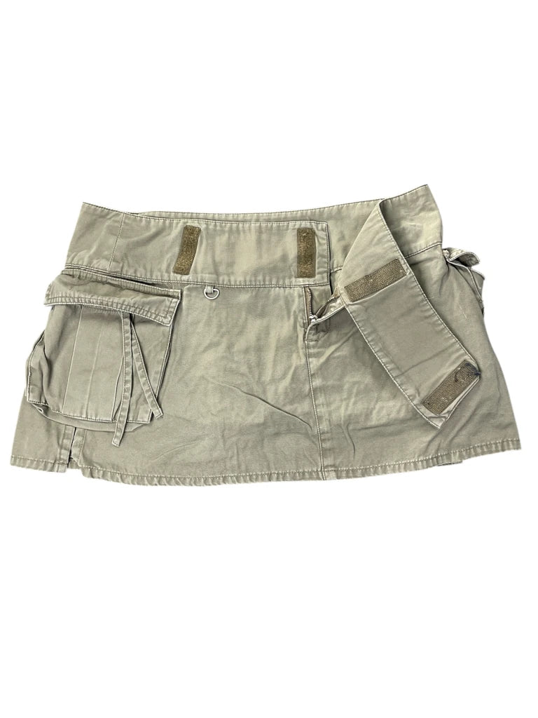 Aztec Khaki Utility Skirt (XL)