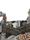 paisley animal mix cami (M)