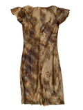 liquid dusk – glitter mesh gown (S)