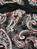 Crimson Noir Paisley Halter Top (L)