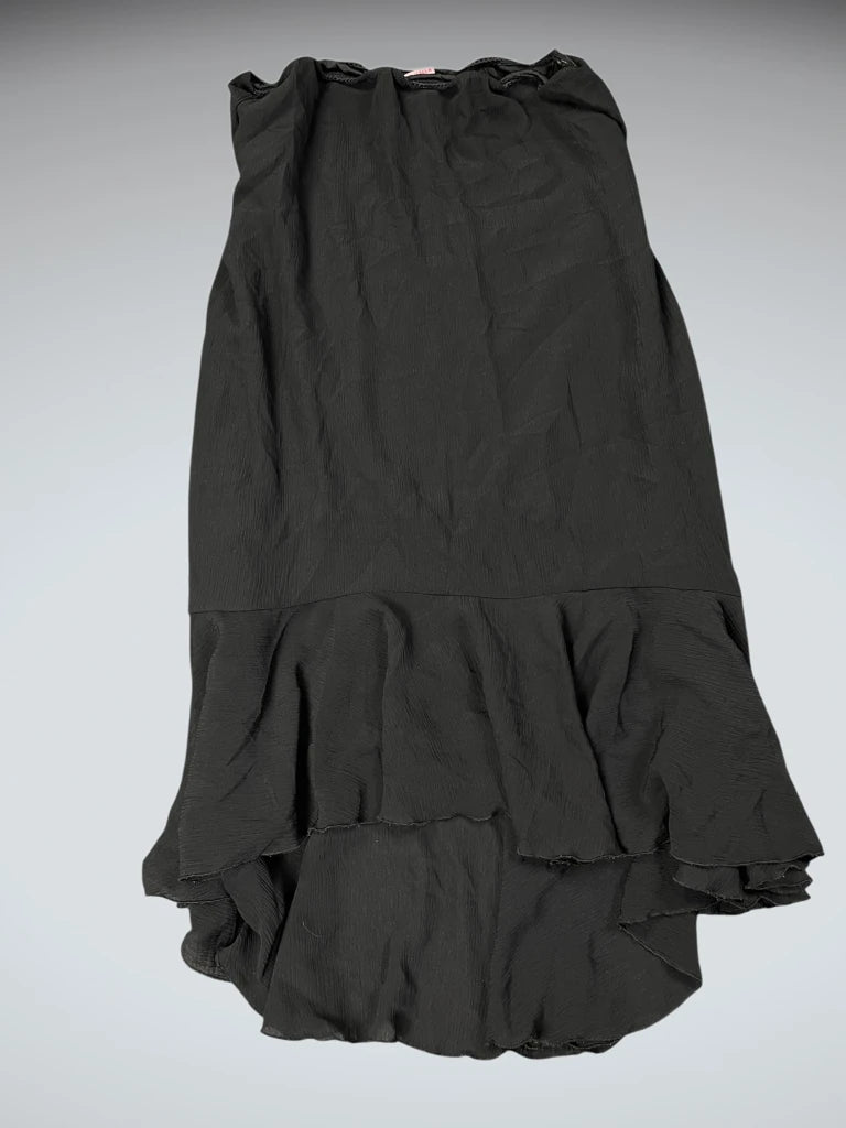 Midnight Ruffle Maxi Skirt (M)