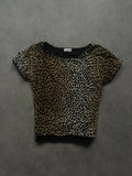 Leopard print top