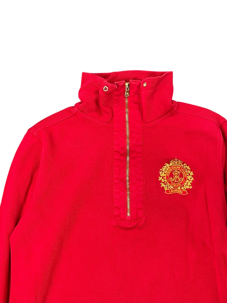 Polo Ralph Lauren Red Half-Zip Sweater (S)