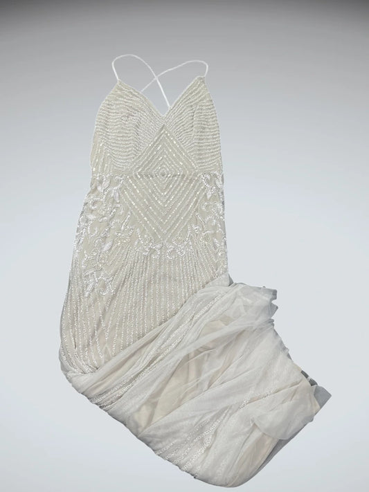 DB Studio White Maxi Dress (M)