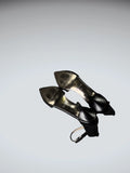 Edgy Diesel Black Kitten Heel Pumps (37)