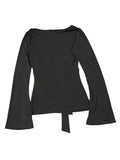 Wrapper Elegant Black Dress (S)