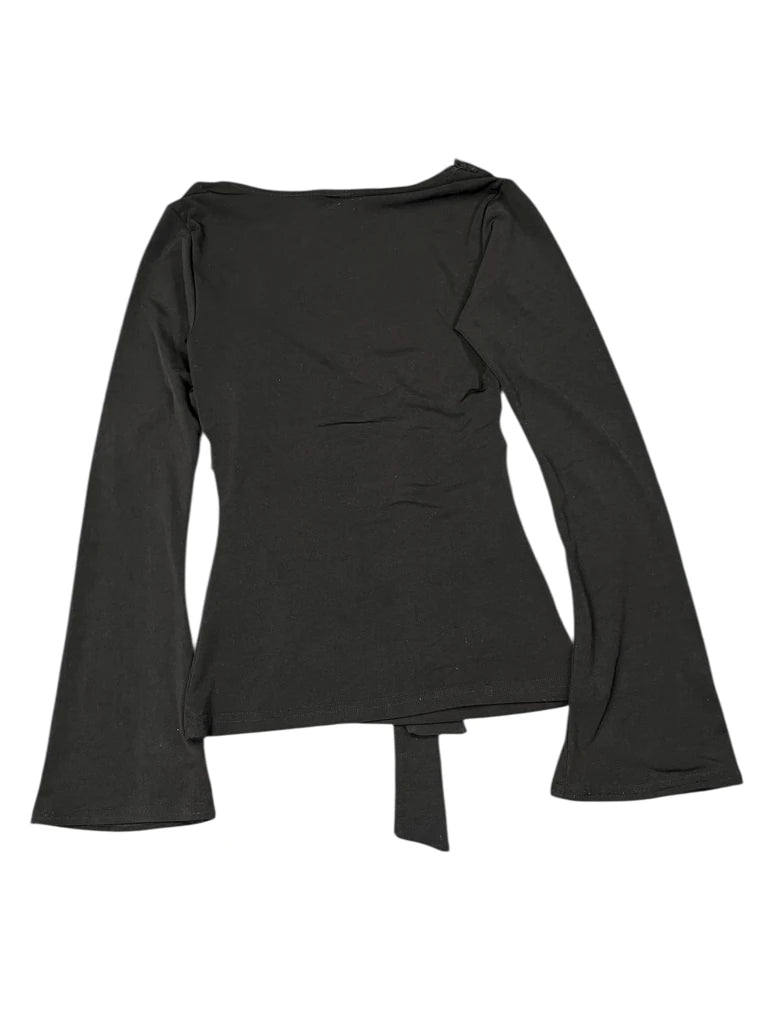Wrapper Elegant Black Dress (S)