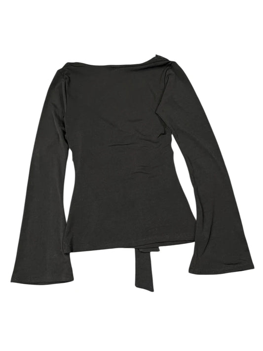 Wrapper Elegant Black Dress (S)