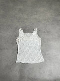 white lace top (M)