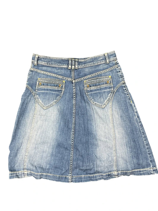 Light Wash A-Line Denim Skirt (L)