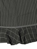 Monochrome Check & Stripe Mini Skirt (M)