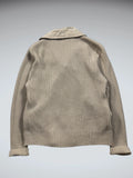 Lisa International Beige Leather Jacket (M)