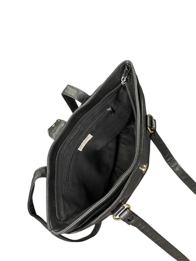 Black Gold Ring Accent Tote Bag (ONESIZE)